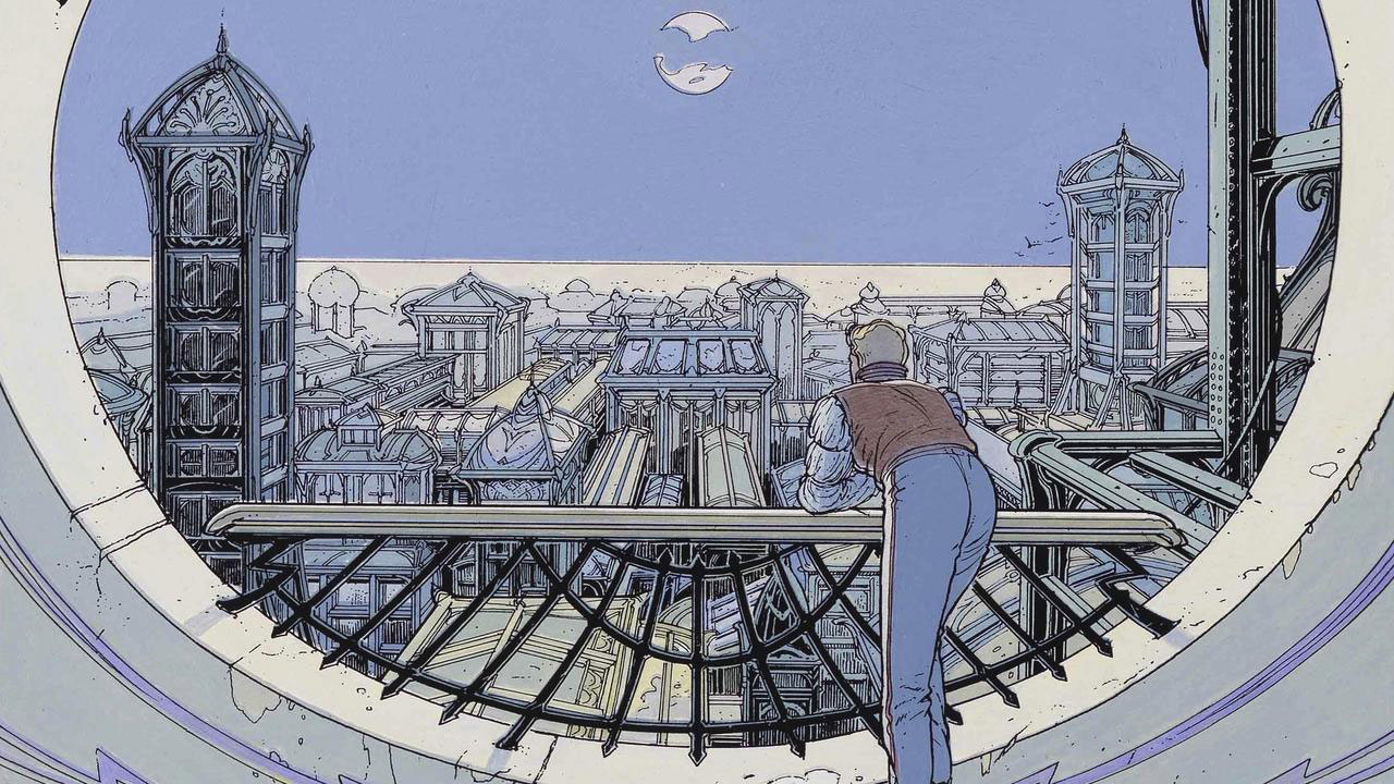 Les Cités obscures. Les murailles de Samaris, Benoît Peeters et François Schuiten, Casterman, 1983. Avec l'aimable autorisation de Benoît Peeters.